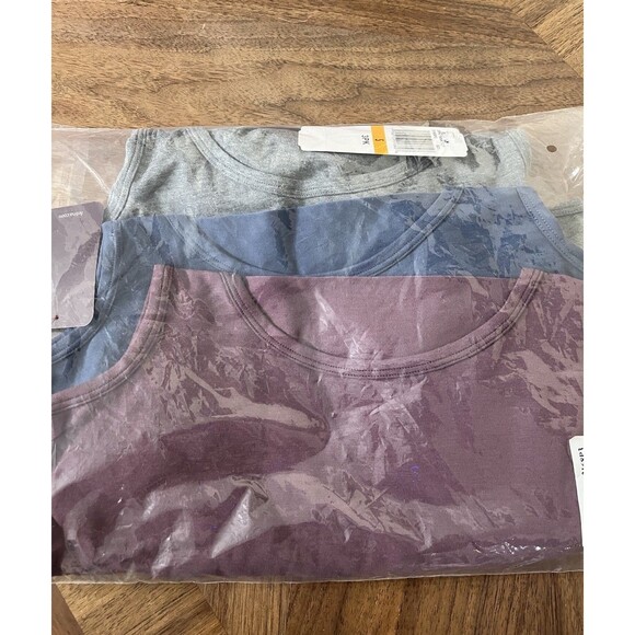 Felina 3 Pack Tank Top Size S Plum Blue And Gray - Picture 1 of 6